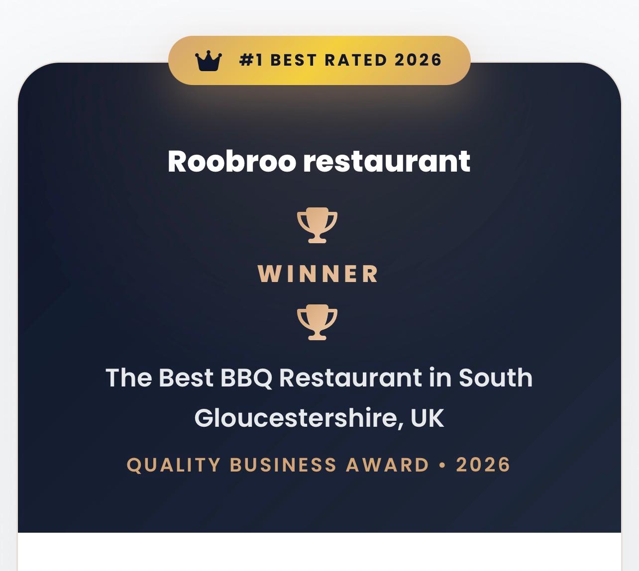 Award Winning Restaurant